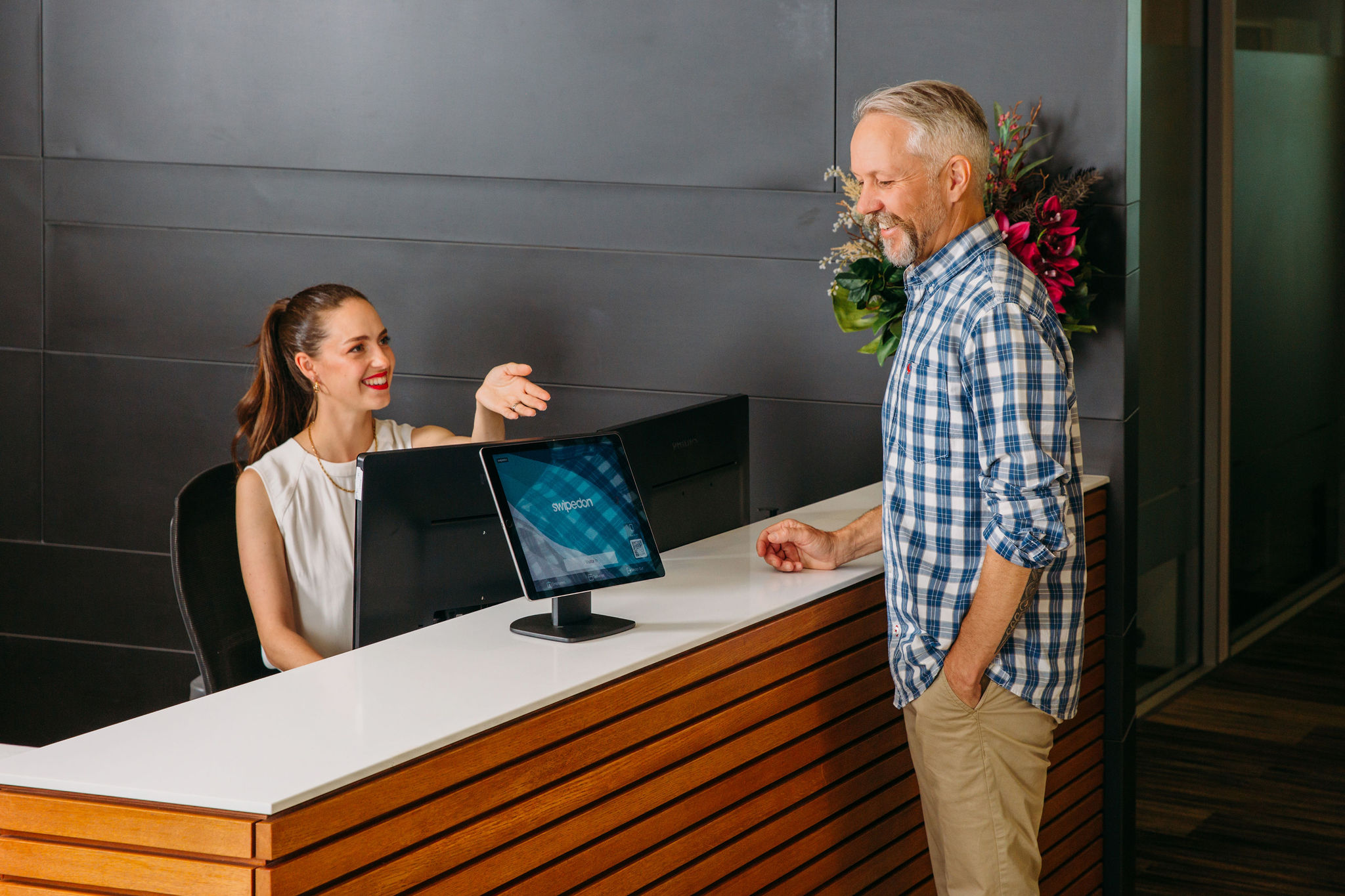 Make office visitors feel welcome: Train Your Receptionist to be Professional and Friendly